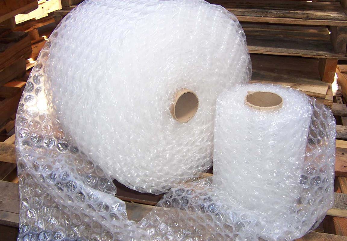 rollos de gran tamaño de plástico burbuja para embalaje industrial