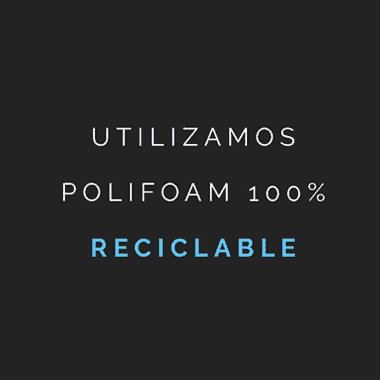 Uso de polifoam 100% reciclable